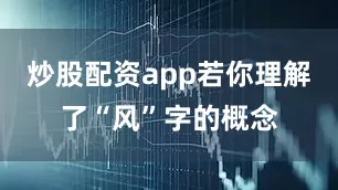 炒股配资app若你理解了“风”字的概念